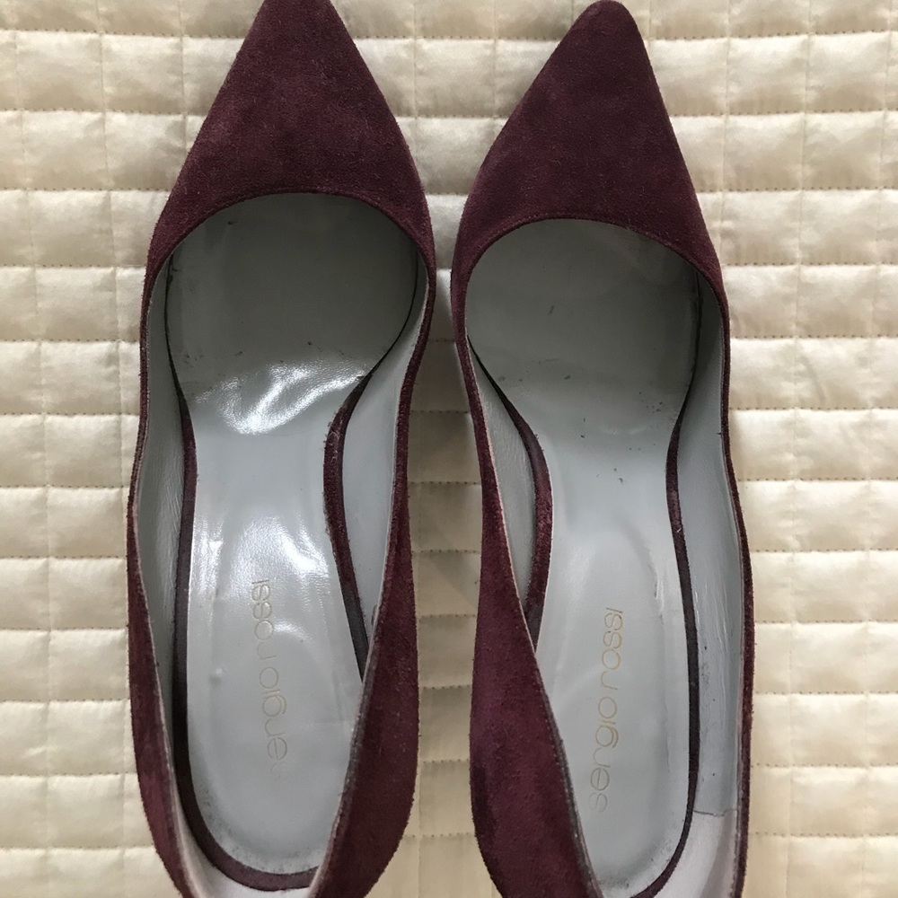 Sergio Rossi suede shoes